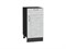 Шкаф нижний с 1-ой дверцей и ящиком Лофт Graphite, Nordic Oak, 400 В*Ш*Г 816*400*478, фасад МДФ  Nordic Oak, корпус  Graphite ms2510VVT_36023