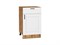 Шкаф нижний с 1-ой дверцей и ящиком Лофт Дуб Вотан, Super White, 500 В*Ш*Г 816*500*480, фасад МДФ  Super White, корпус  Дуб Вотан ms2510VVT_63345