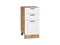 Шкаф нижний с 3-мя ящиками Лофт Дуб Вотан, Super White, 400 В*Ш*Г 816*400*480, фасад МДФ  Super White, корпус  Дуб Вотан ms2510VVT_63390