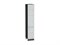 Шкаф пенал с 2-мя дверцами Лофт Graphite, Nordic Oak, 2140, 400 В*Ш*Г 2132*400*576, фасад МДФ  Nordic Oak, корпус  Graphite ms2510VVT_36142