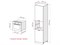 Шкаф пенал с 2-мя дверцами под технику Лофт Белый, Nordic Oak, 2340 В*Ш*Г 2336*600*576, фасад МДФ  Nordic Oak, корпус  Белый ms2510VVT_42374