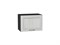 Шкаф верхний горизонтальный Шале Graphite, White Dreamline, 500 В*Ш*Г 358*500*320, фасад МДФ  White Dreamline, корпус  Graphite ms2510VVT_53730