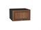 Шкаф верхний горизонтальный глубокий Шале Graphite, Brown Dreamline, 600 В*Ш*Г 358*600*576, фасад МДФ  Brown Dreamline, корпус  Graphite ms2510VVT_53701