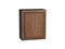 Шкаф верхний с 1-ой дверцей Шале Graphite, Brown Dreamline, 720, 600 В*Ш*Г 716*600*320, фасад МДФ  Brown Dreamline, корпус  Graphite ms2510VVT_53781