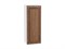 Шкаф верхний с 1-ой дверцей Шале Белый, Brown Dreamline, 920, 350 В*Ш*Г 920*350*320, фасад МДФ  Brown Dreamline, корпус  Белый ms2510VVT_65271