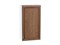Шкаф верхний с 1-ой дверцей Шале Белый, Brown Dreamline, 920, 500 В*Ш*Г 920*500*320, фасад МДФ  Brown Dreamline, корпус  Белый ms2510VVT_53775