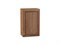 Шкаф верхний с 1-ой дверцей Шале Дуб Вотан, Brown Dreamline, 720, 450 В*Ш*Г 716*450*320, фасад МДФ  Brown Dreamline, корпус  Дуб Вотан ms2510VVT_61302