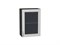 Шкаф верхний с 1-ой остекленной дверцей Шале Graphite, White Dreamline, 720, 500 В*Ш*Г 716*500*320, фасад МДФ/Стекло  White Dreamline, корпус  Graphite ms2510VVT_53795