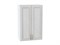 Шкаф верхний с 2-мя дверцами Шале Белый, White Dreamline, 920, 600 В*Ш*Г 920*600*320, фасад МДФ  White Dreamline, корпус  Белый ms2510VVT_53813