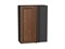 Шкаф верхний прямой угловой Шале Graphite, Brown Dreamline, 920 В*Ш*Г 920*700*345, фасад МДФ  Brown Dreamline, корпус  Graphite ms2510VVT_60349