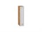 Шкаф верхний бутылочница Шале Дуб Вотан, White Dreamline, 150 В*Ш*Г 716*150*320, фасад МДФ  White Dreamline, корпус  Дуб Вотан ms2510VVT_61253