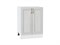 Шкаф нижний с 2-мя дверцами Шале Белый, White Dreamline, 600 В*Ш*Г 816*600*480, фасад МДФ  White Dreamline, корпус  Белый ms2510VVT_53975