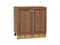 Шкаф нижний с 2-мя дверцами Шале Дуб Вотан, Brown Dreamline, 800 В*Ш*Г 816*800*480, фасад МДФ  Brown Dreamline, корпус  Дуб Вотан ms2510VVT_61384