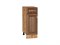Шкаф нижний с 1-ой дверцей и ящиком Шале Дуб Вотан, Brown Dreamline, 300 В*Ш*Г 816*300*480, фасад МДФ  Brown Dreamline, корпус  Дуб Вотан ms2510VVT_61358