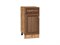 Шкаф нижний с 1-ой дверцей и ящиком Шале Дуб Вотан, Brown Dreamline, 400 В*Ш*Г 816*400*478, фасад МДФ  Brown Dreamline, корпус  Дуб Вотан ms2510VVT_61361
