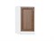 Шкаф нижний торцевой Шале Белый, Brown Dreamline В*Ш*Г 816*296*554, фасад МДФ  Brown Dreamline, корпус  Белый ms2510VVT_54005