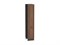 Шкаф пенал с 2-мя дверцами Шале Graphite, Brown Dreamline, 2140, 400 В*Ш*Г 2132*400*576, фасад МДФ  Brown Dreamline, корпус  Graphite ms2510VVT_54039