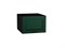 Шкаф верхний горизонтальный глубокий Дублин Graphite, Special Green, 500 В*Ш*Г 358*500*574, фасад МДФ  Special Green, корпус  Graphite ms2510VVT_72784