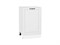Шкаф нижний с 1-ой дверцей Дублин Белый, Special White, 500 В*Ш*Г 816*500*478, фасад МДФ  Special White, корпус  Белый ms2510VVT_73367