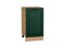 Шкаф нижний с 1-ой дверцей Дублин Дуб Вотан, Special Green, 450 В*Ш*Г 816*450*478, фасад МДФ  Special Green, корпус  Дуб Вотан ms2510VVT_73387