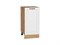 Шкаф нижний с 1-ой дверцей Дублин Дуб Вотан, Special White, 400 В*Ш*Г 816*400*478, фасад МДФ  Special White, корпус  Дуб Вотан ms2510VVT_73379