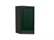 Шкаф нижний торцевой Дублин Graphite, Special Green В*Ш*Г 816*296*552, фасад МДФ  Special Green, корпус  Graphite ms2510VVT_73676