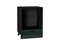 Шкаф нижний под духовку Дублин Graphite, Special Green, 600 В*Ш*Г 816*600*474, фасад МДФ  Special Green, корпус  Graphite ms2510VVT_73343