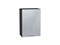 Шкаф верхний с 1-ой дверцей Валерия-М Graphite, Серый металлик дождь светлый, 720, 500 В*Ш*Г 716*500*318, фасад МДФ  Серый металлик дождь светлый, корпус  Graphite ms2510VVT_37780