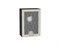 Шкаф верхний с 1-ой остекленной дверцей Ницца Graphite, Агат, 720, 500 В*Ш*Г 716*500*318, фасад МДФ/Стекло  Агат, корпус  Graphite ms2510VVT_54681