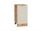 Шкаф нижний с 1-ой дверцей Ницца Дуб Вотан, Агат, 400 В*Ш*Г 816*400*478, фасад МДФ  Агат, корпус  Дуб Вотан ms2510VVT_64429