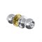 Ручка на круглой розетке Bravo K-100/01 C Хром (ключ/фикс., 3 ключа) sp2510BR_046-0491