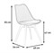 Стул кухонный Halmar K303 (бежевый) ms2601SIGHAL_V-CH-K/303-KR-BEZOWY