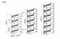 Стеллаж Signal RAW R4 (дуб/черный) ms2601SIGHAL_RAWR4DC