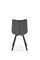Стул кухонный Halmar K332 (серый/черный) ms2601SIGHAL_V-CH-K/332-KR-C.POPIEL