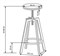 Барный стул Halmar H-64 ms2601SIGHAL_V-CH-H/64