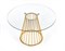 Стол обеденный Halmar LIVERPOOL (прозрачный/золотой) ms2601SIGHAL_V-CH-LIVERPOOL-ST