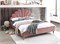 Кровать Signal SANTANA VELVET (античный розовый/дуб) 160/200 ms2601SIGHAL_SANTANAV160RDN