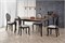 Стол обеденный Halmar WINDSOR раскладной (дуб темный/черный) ms2601SIGHAL_V-PL-WINDSOR-ST-C.DAB/CZARNY