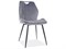 Стул кухонный Signal ARCO VELVET (серый/черный) ms2601SIGHAL_ARCOVCSZ