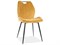 Стул кухонный Signal ARCO VELVET (карри/черный) ms2601SIGHAL_ARCOVCCU