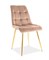 Стул кухонный Signal CHIC Velvet Bluvel 28 (бежевый/золотой) ms2601SIGHAL_CHICVZLBE