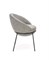Стул кухонный Halmar K482 (серый/черный) ms2601SIGHAL_V-CH-K/482-KR-POPIEL
