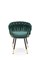 Стул кухонный Halmar K551 (зеленый/черный/золотой) ms2601SIGHAL_V-CH-K/551-KR-C.ZIELONY