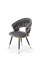 Стул кухонный Halmar K551 (серый/черный/золотой) ms2601SIGHAL_V-CH-K/551-KR-POPIELATY