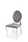 Стул кухонный Halmar K555 (серый/серебряный) ms2601SIGHAL_V-CH-K/555-KR
