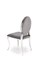 Стул кухонный Halmar K555 (серый/серебряный) ms2601SIGHAL_V-CH-K/555-KR