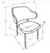 Стул кухонный Halmar K497 (светло-серый) ms2601SIGHAL_V-CH-K/497-KR-J.POPIELATY