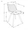 Стул кухонный Halmar K520 (черный/темно-зеленый) ms2601SIGHAL_V-CH-K/520-KR-C.ZIELONY