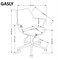 Кресло компьютерное Halmar GASLY (розовый) ms2601SIGHAL_V-CH-GASLY-FOT-ROZOWY