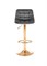 Стул барный Halmar H-120 (темно-серый/золотой) ms2601SIGHAL_V-CH-H/120-C.POPIEL